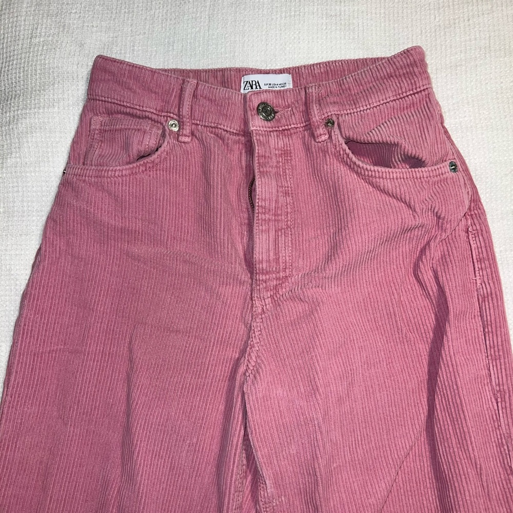 Zara Corduroy Flare Pants